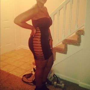 Super sexy strapless dress